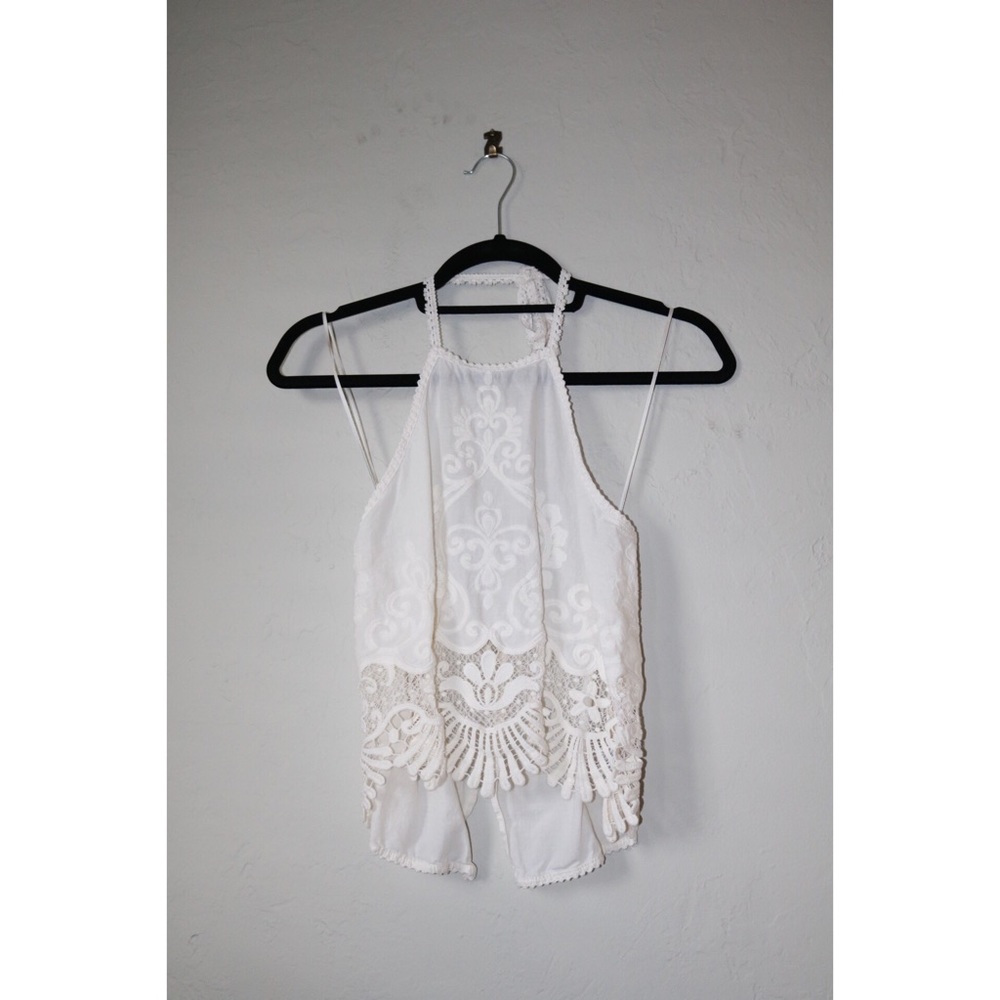 Cropped High Neck Tank